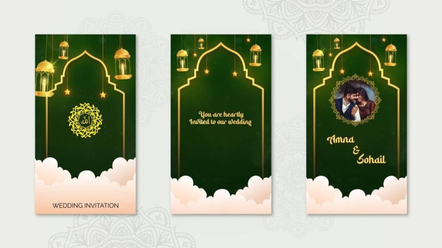 Muslim Wedding Invitation After Effects Template Free Download Muslim Wedding Invitation After Effects Template Free Download