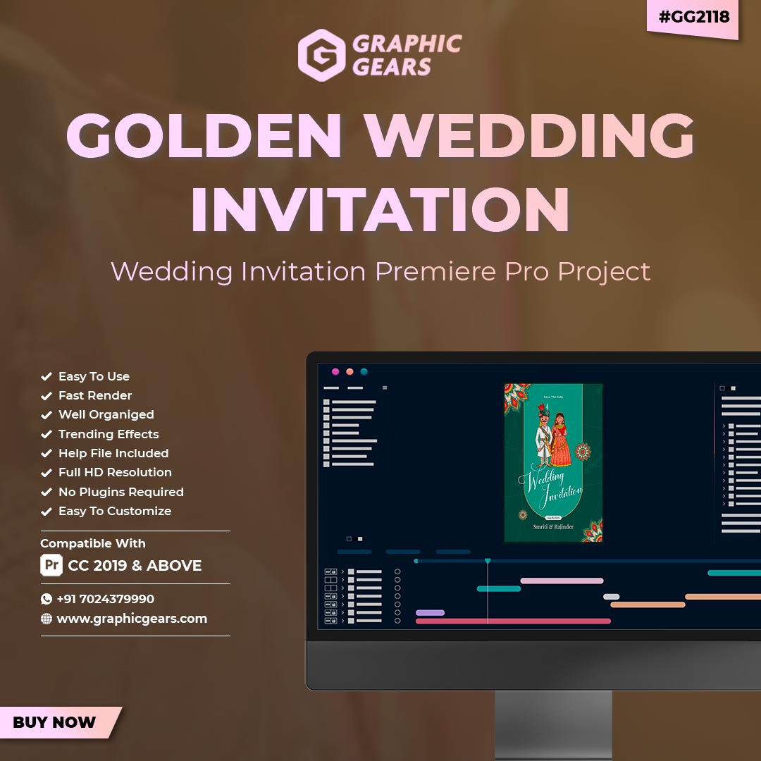 Wedding Invitation Premiere Pro Project 2119