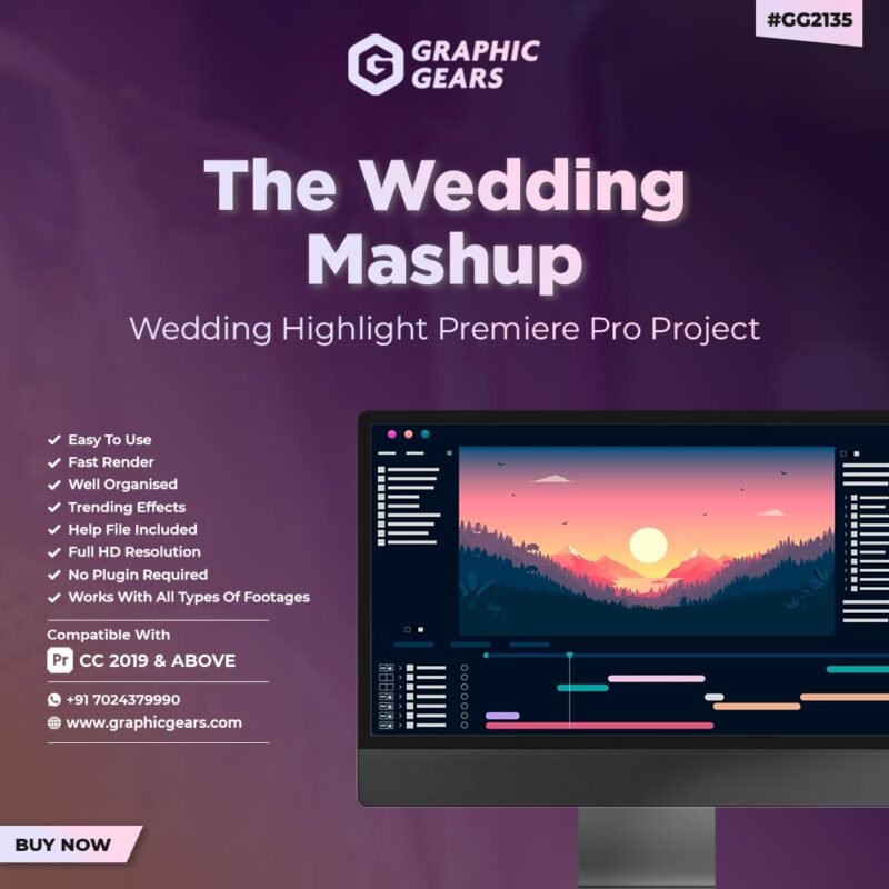 The Wedding Mashup Wedding Highlight Premiere Pro Project