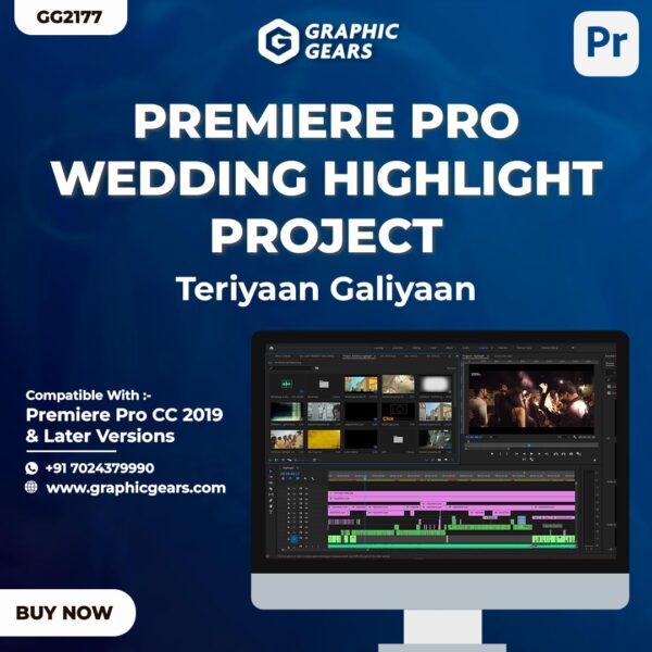 Premiere Pro Wedding Highlight Project - Teriyaan Galiyaan