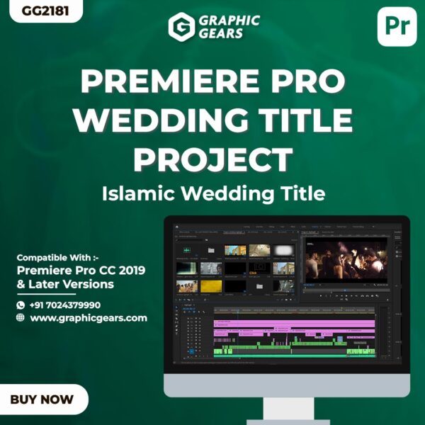 Premiere Pro Wedding Title Project - Islamic Wedding Title