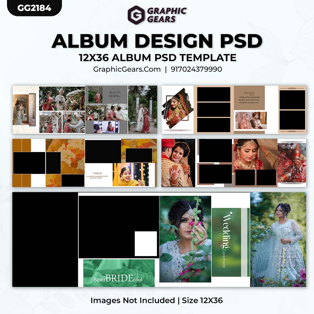 Download Free Wedding Album PSD - Wedding Album Design PSD Pack 03