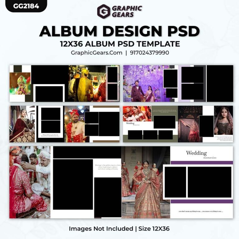 Download Free Wedding Album PSD – Wedding Album Design PSD Pack 03 ...