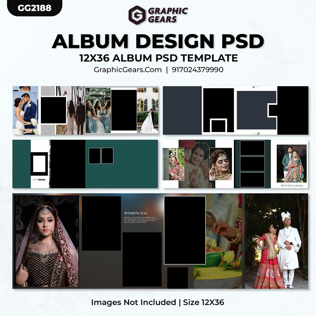 Download Free Wedding Album PSD - Wedding Album Design PSD Pack 04