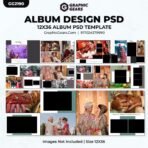 Download Free Wedding Album PSD - Wedding Album Design PSD Pack 06