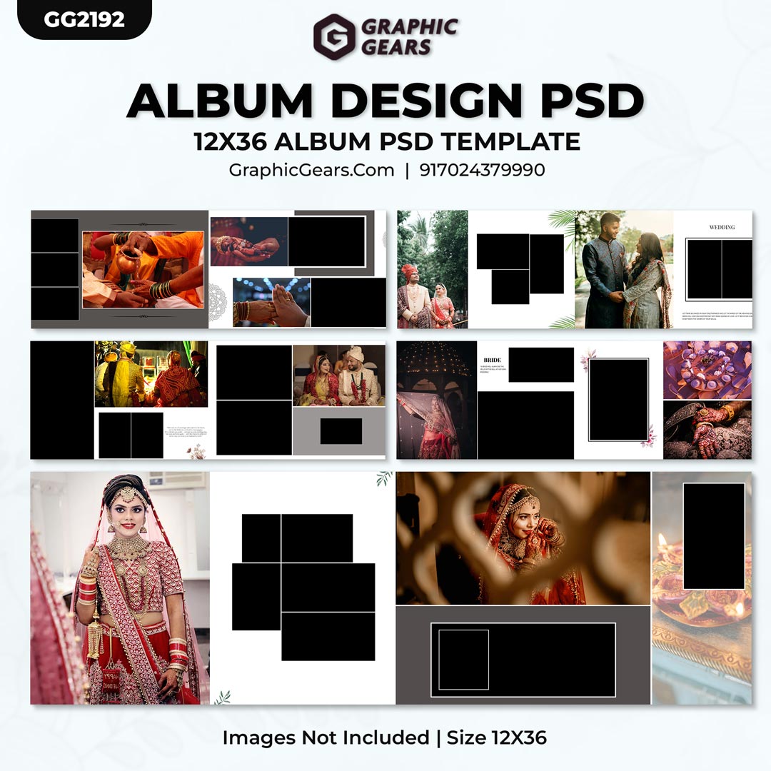 Download Free Wedding Album PSD - Wedding Album Design PSD Pack 08
