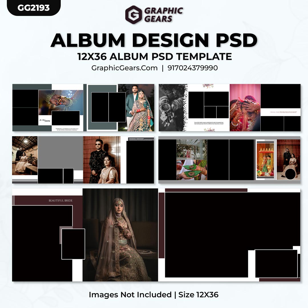 Download Free Wedding Album PSD - Wedding Album Design PSD Pack 09