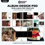 Download Wedding Album Design PSD Templates 2024 - 12X36 Album PSD Pack 20