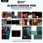 Download Wedding Album Design PSD Templates 2024 - 12X36 Album PSD Pack 22