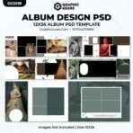 Download Wedding Album Design PSD Templates 2024 - 12X36 Album PSD Pack 23