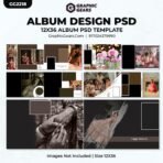 Download Wedding Album Design PSD Templates 2024 - 12X36 Album PSD Pack 23