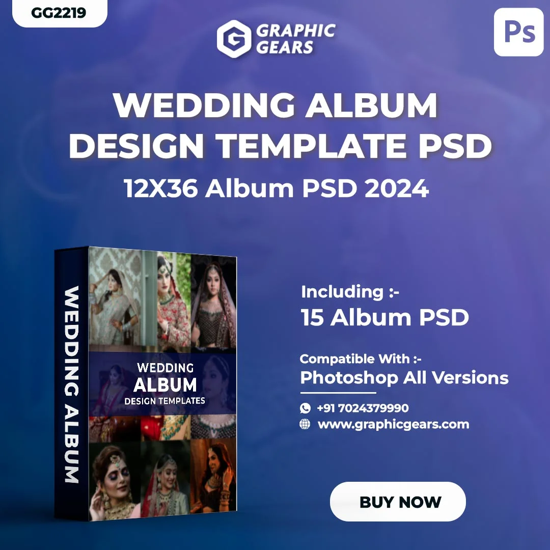 Download Wedding Album Design PSD Templates 2024 – 12X36 Album PSD Pack ...