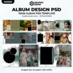 Download Wedding Album Design PSD Templates 2024 - 12X36 Album PSD Pack 27
