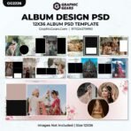 Download Wedding Album Design PSD Templates 2024 - 12X36 Album PSD Pack 31