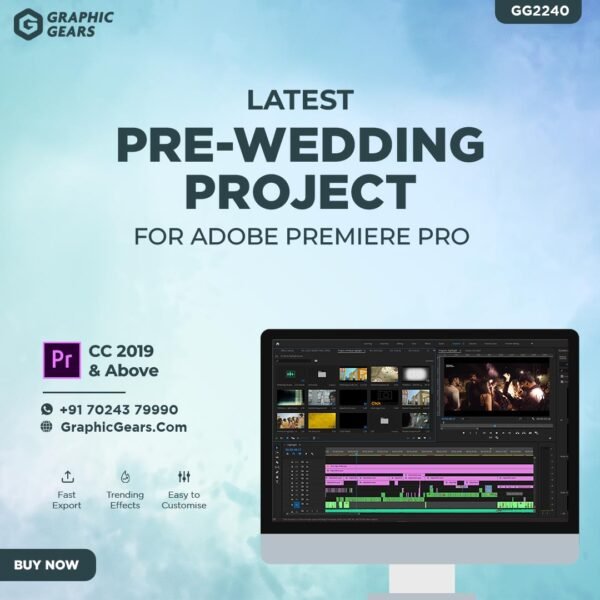 Pre-Wedding Premiere Pro Project - Ready To Use Premiere Pro Project GG2240